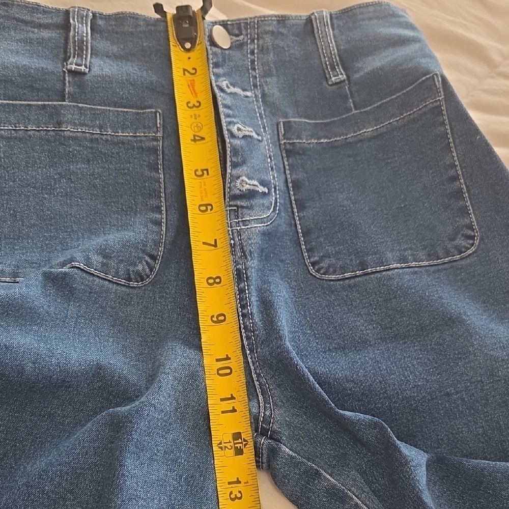 Sidefeel Women's Wide Leg Jeans High Waisted Stretchy Straight Leg - Never Worn - Picture 10 of 14